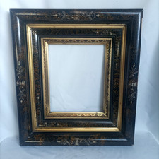 Exceptionnel cadre laqué noir