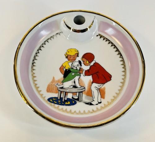 Assiette bouillie double - À,