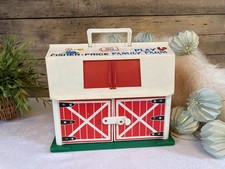 925⚜️ Ancien Jouet La Ferme Éducatif Fisher Price Play Family Farm Réf 915