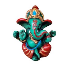 Ganesh Vert Résine