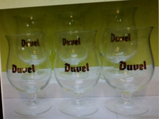 Lot 6 verres à bière DUVEL 