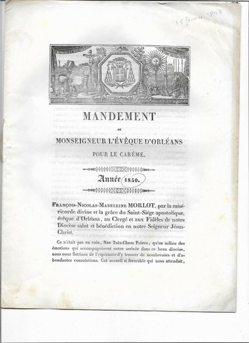 Mandement mgr - mandement, de