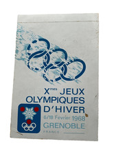 AUTOCOLLANT des Jeux Olympiques de 1968 GRENOBLE JO 68