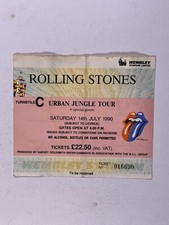 Rolling Stones Concert Ticket Original Urban Jungle Tour Wembley Stadium 1990