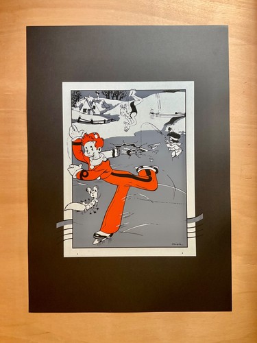 Franquin serigraphie spirou - franquin,
