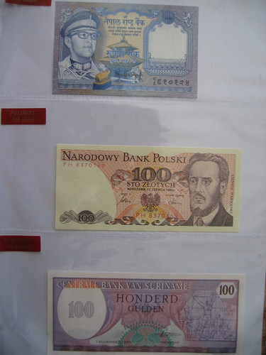 Lot billets étrangers - lot,