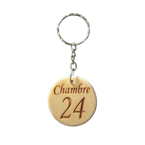 Lots porte clefs bois - de, 5
