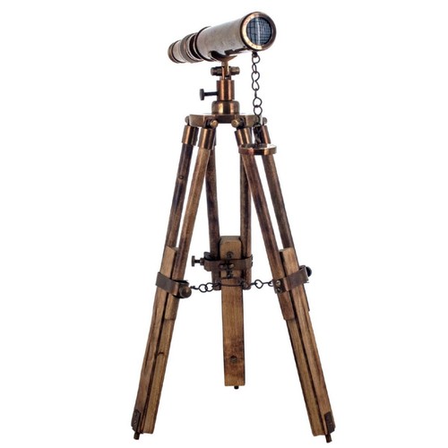 Télescope trépied décoratif