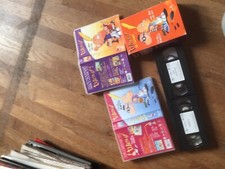 CASSETTE VIDEO VHS  DESSIN ANIME TITEUF coffret 2 vhs star est ne + encre 