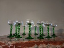 12 Verres Ancien Alsace À