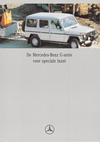 Catalogue brochure mercedes - brochure, g