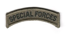 SPECIAL FORCES "SUBDUED Tab" (Fabrication 1970-1980)