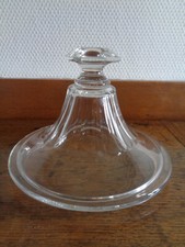 ANCIEN COUVERCLE DRAGEOIR EN CRISTAL A 12 PANS BACCARAT NON SIGNE