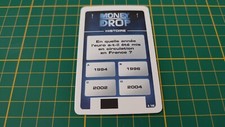 Carte question A.149 A.150 pièce jeu de société Money Drop Tf1 games #B49