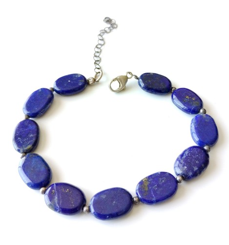 Bracelet lapis lazuli et - lapis,