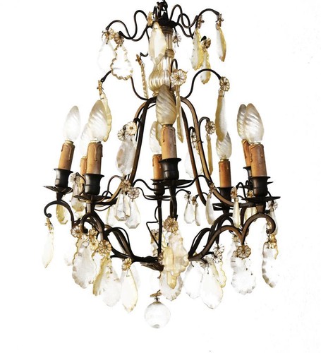 Lustre pampilles louis xv - lustre, à