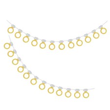  2 Sets Drapeau De Bague En