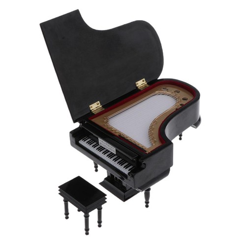 Piano miniature bois - miniature, en