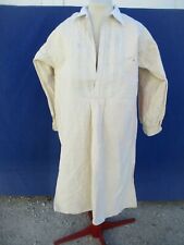Chemise ancienne N°47 d'homme grand père en chanvre état neuf taché
