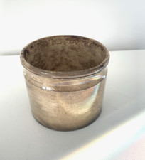 ancien pot Creil Montereau old French earthenware pot.