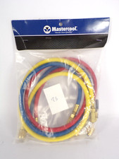 MASTERCOOL Set de 3-36" tuyaux haute pression 1/4" avec valves d'arret