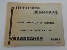 Catalogue meuble de bureau , Armoire , Classeurs Fichiers  Wessbecher