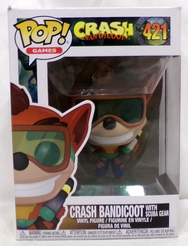 Funko pop 421 crash - crash, bandicoot