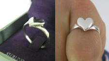BAGUE COEUR Argent MASSIF 925