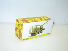 n101 boite BERLIET grue wrecker dépannage militaire repro DINKY toys ref 806