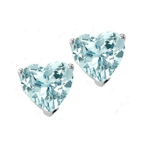 Forme coeur aigue marine - coeur, aigue-marine