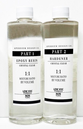Crystal clear epoxy resin 1 - epoxy, 1:1