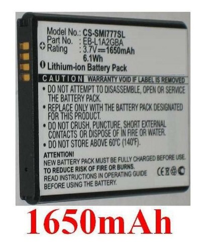 Battery 1650mah type - battery,
