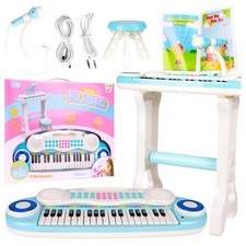Piano Malplay pour enfants jouets musicaux microphone interactif tabouret cha...