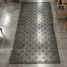 GRANDE CHALE MANTILLA 200X100CM. DENTELLE SEMI-MÉCANIQUE. ESPAGNE.19-20È