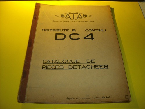 Catalogue pieces detachees - pieces,