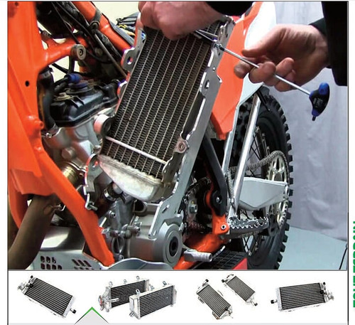 Paire radiateur eau ktm sxf - paire,