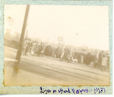 France, Normandie, Lison, quai du train express Vintage albumen print Tirage a