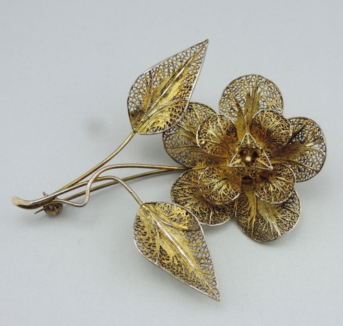 Vintage grande broche - , forme