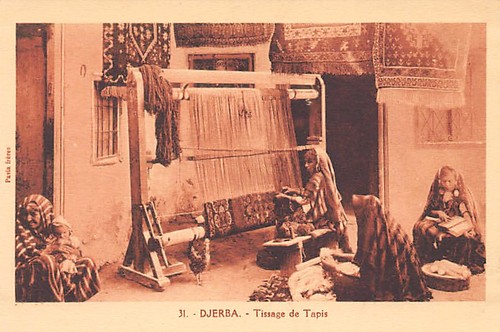 Tunisie djerba tissage - -,