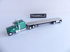(3) TONKIN REPLICAS INC 1:87 CAMION AMERICAIN + REMORQUE SANS CHARGEMENT