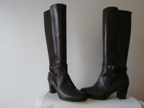 Bottes heyraud cuir marron - bottes, 38