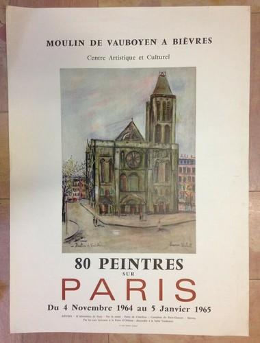 Utrillo affiche originale - affiche,