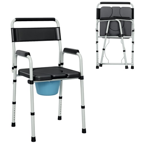 Homcom chaise percée toilette - homcom,