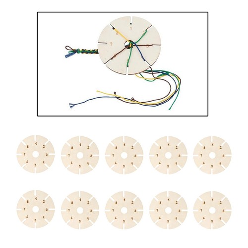 Bracelet disque kumihimo - bracelet,