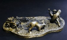 Sculpture étain signée