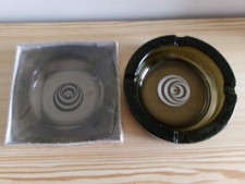 cendriers publicité Société Générale, les 2 en verre fumé Arc made in france