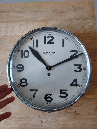 Pendule murale bayard art deco - art,
