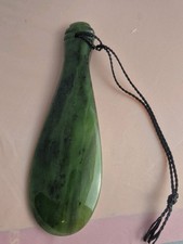 Antique Ancien Māori Pounamu   JADE NEPHRITE –sculpté Main Hand-Carved 