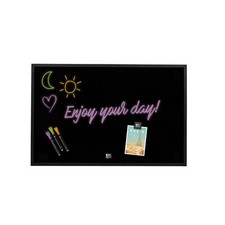 Tableau noir magnétique avec 3 marqueurs, 2 aimants et kit de montage mural, ...