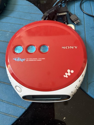 Sony psyc ej360 red cd - sony,